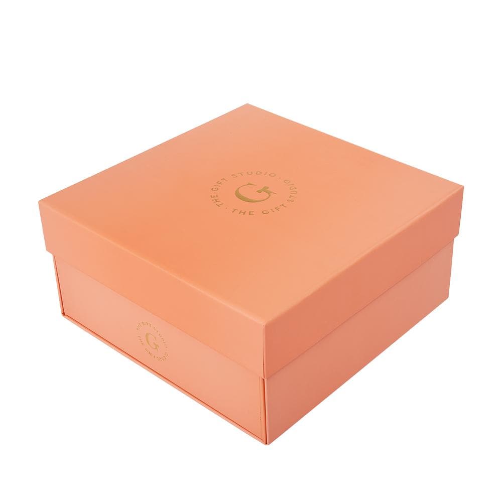 Peach Large Square Box