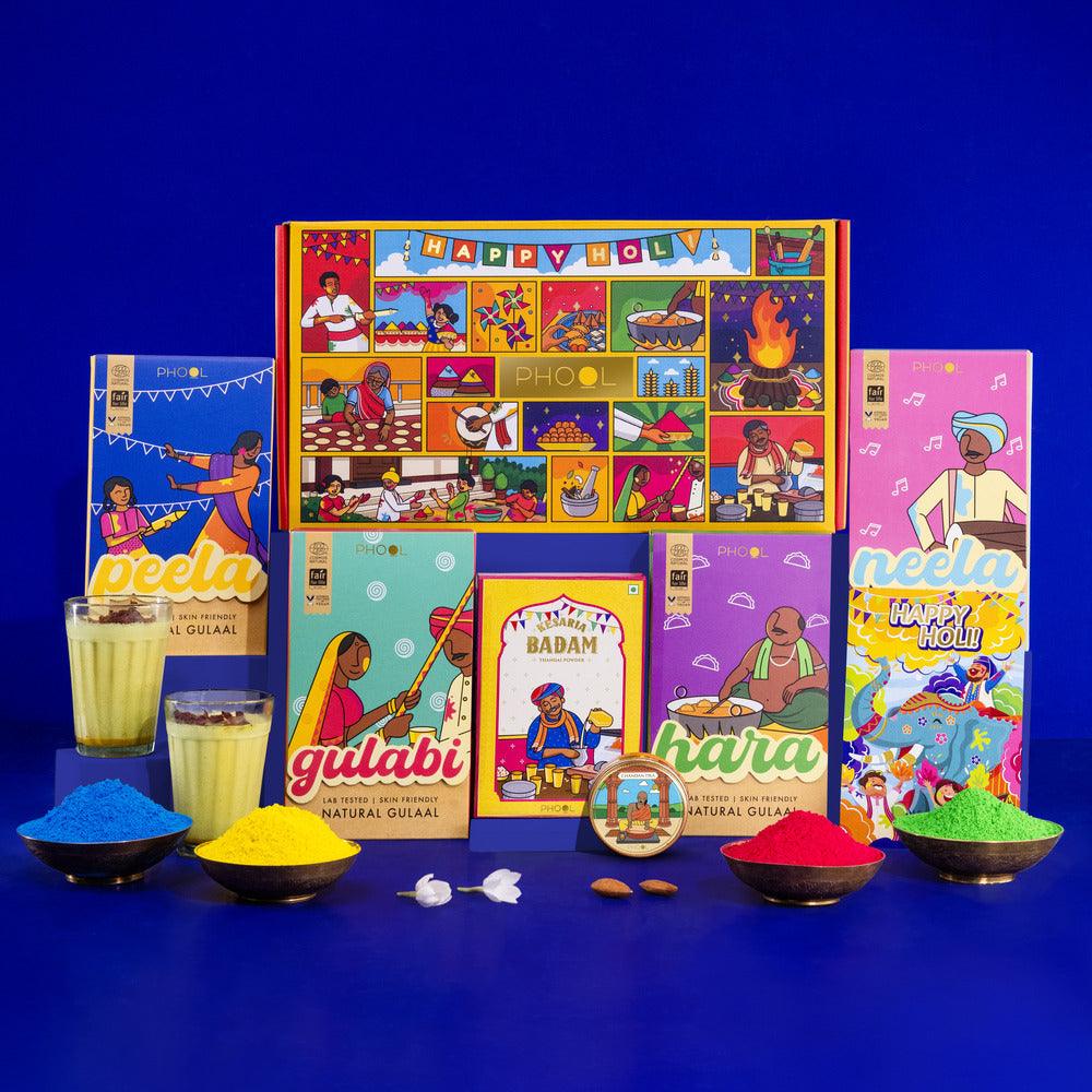 Falgun Gulaal Thandai Box - The Gift Studio