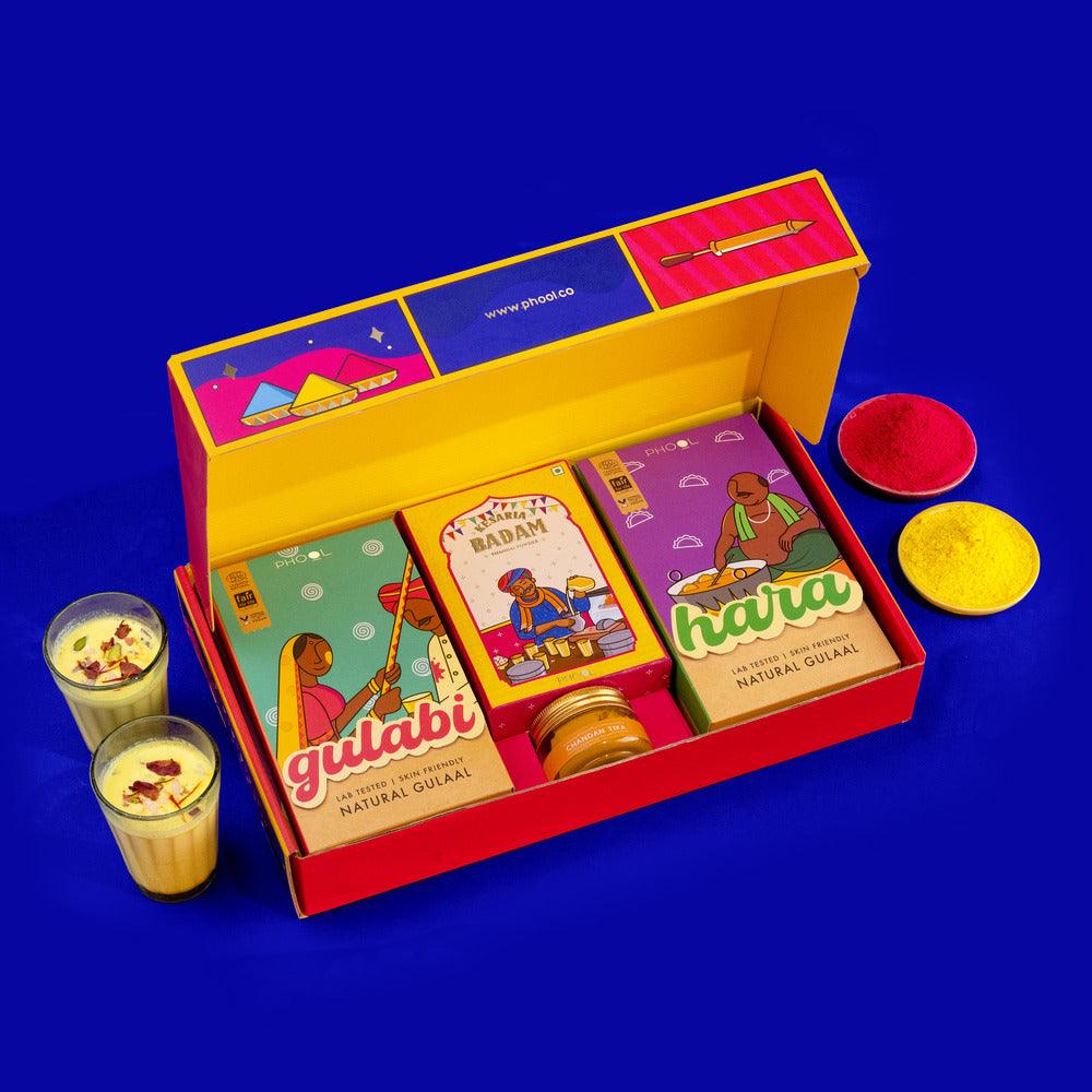 Falgun Gulaal Thandai Box - The Gift Studio