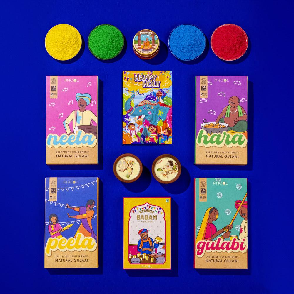 Falgun Gulaal Thandai Box - The Gift Studio