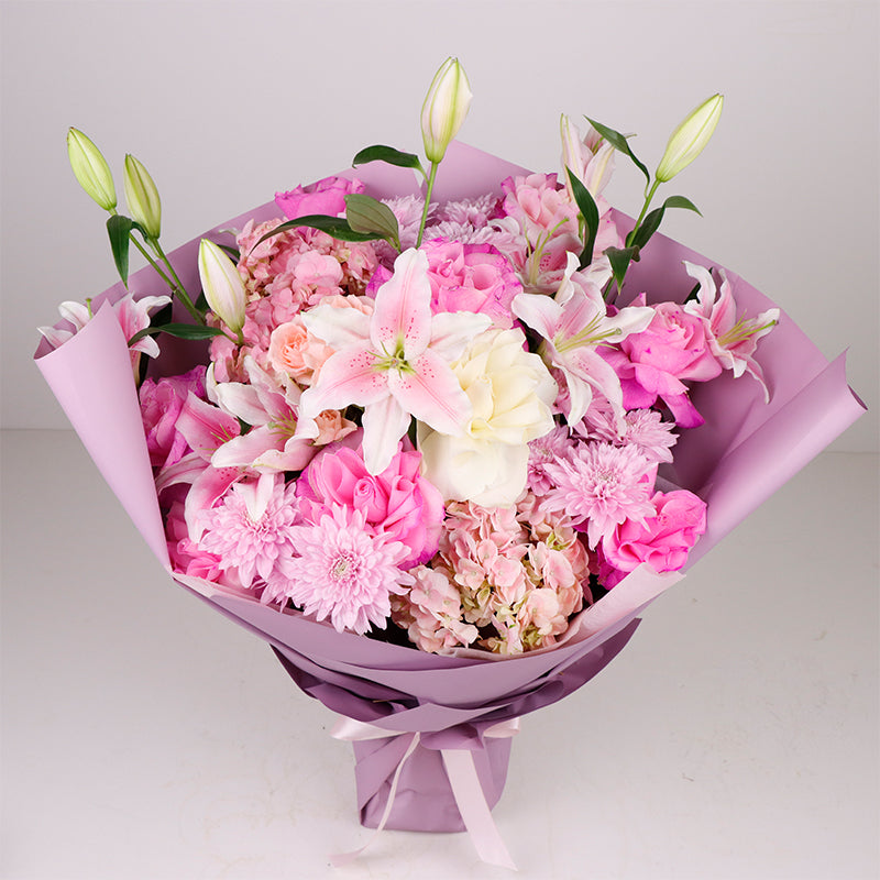 Pink Hydrangea Bouquet
