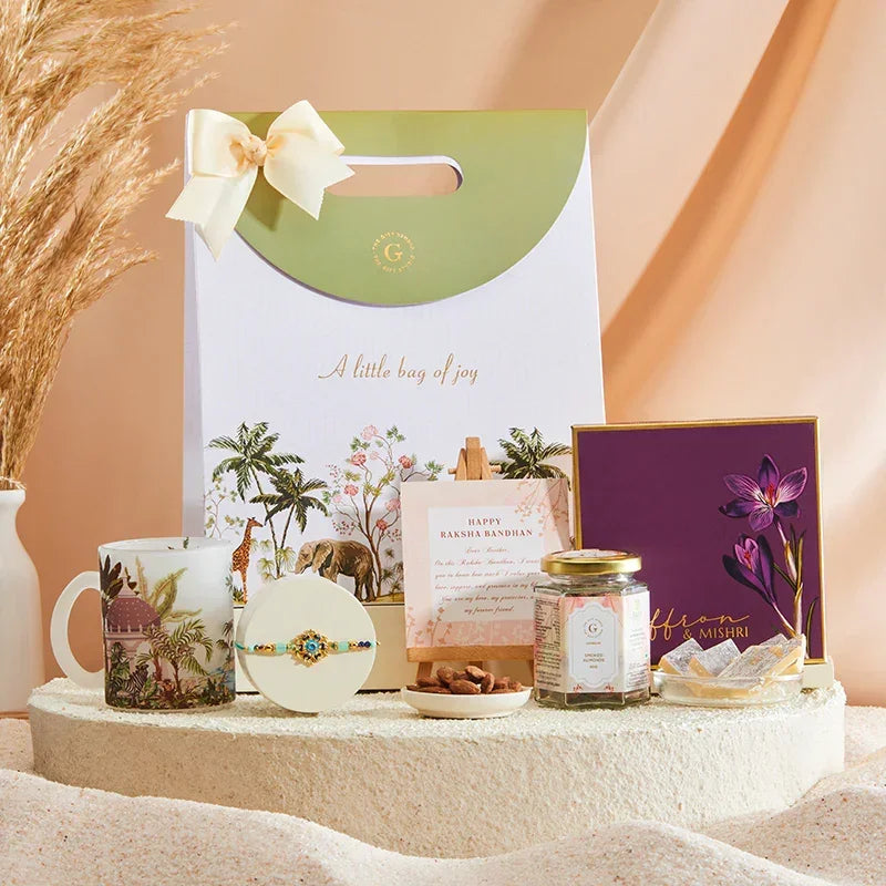 Rakhi Vibe Hamper for Brother-The Gift Stduio