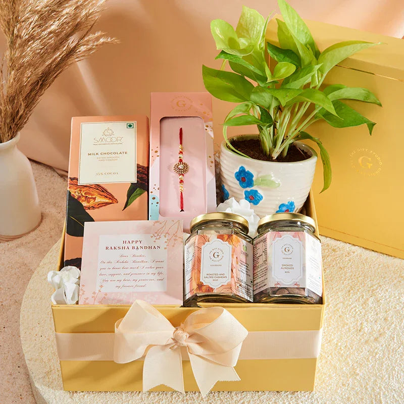 Rakhi Green Delight Hamper for Brother