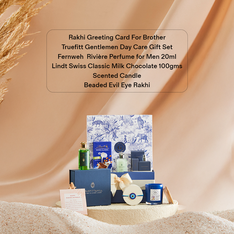 Rakhi Grooming Essential Hamper_The Gift Studio