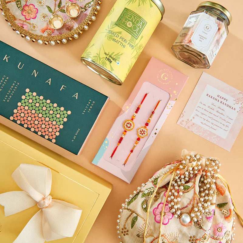 Rakhi Radiance Hamper for Brother_The Gift Studio
