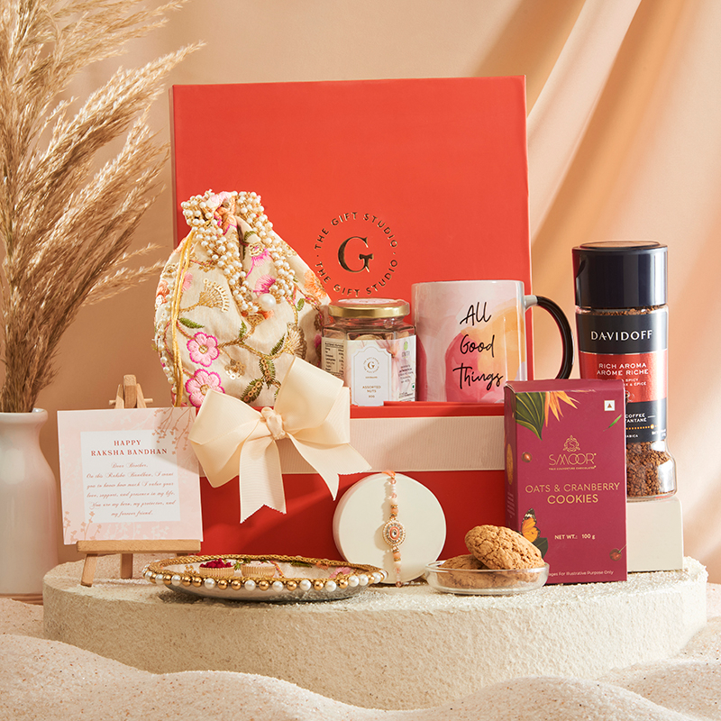 Rakhi Threads & Treats Hamper for Brother_The Gift Studio