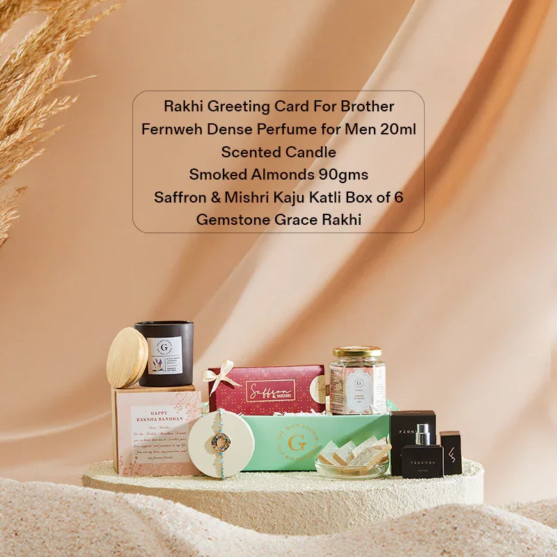 Regal Rakhi Hamper for Brother_The Gift Studio