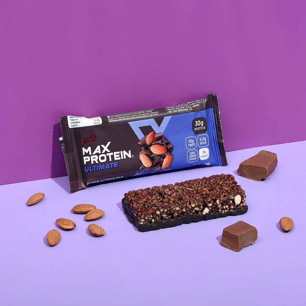 Ritebite Mp Choco Almond Bar (50g) - The Gift Studio
