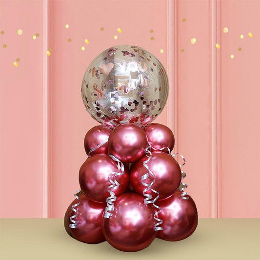 Rose Gold Love Affair Balloon Bouquet - The Gift Studio