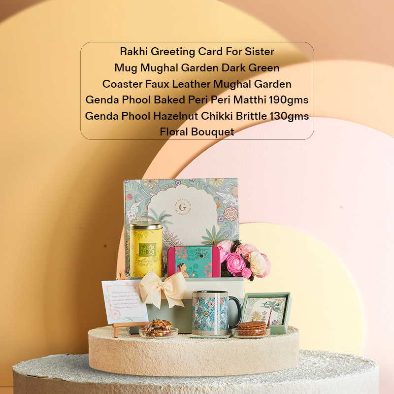 Royal Rakhi Hamper for Sister_The Gift Studio