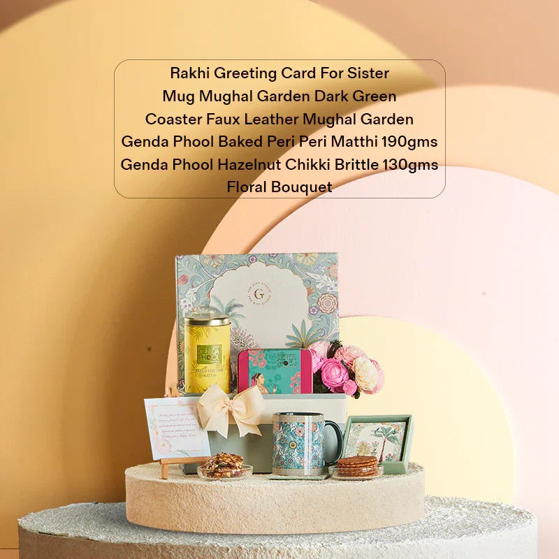 Royal Rakhi Hamper for Sister_The Gift Studio