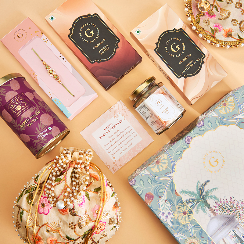 Royal Rakhi Rituals Hamper for Brother_The Gift Studio