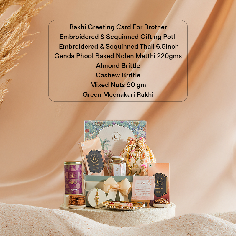 Royal Rakhi Rituals Hamper for Brother_The Gift Studio