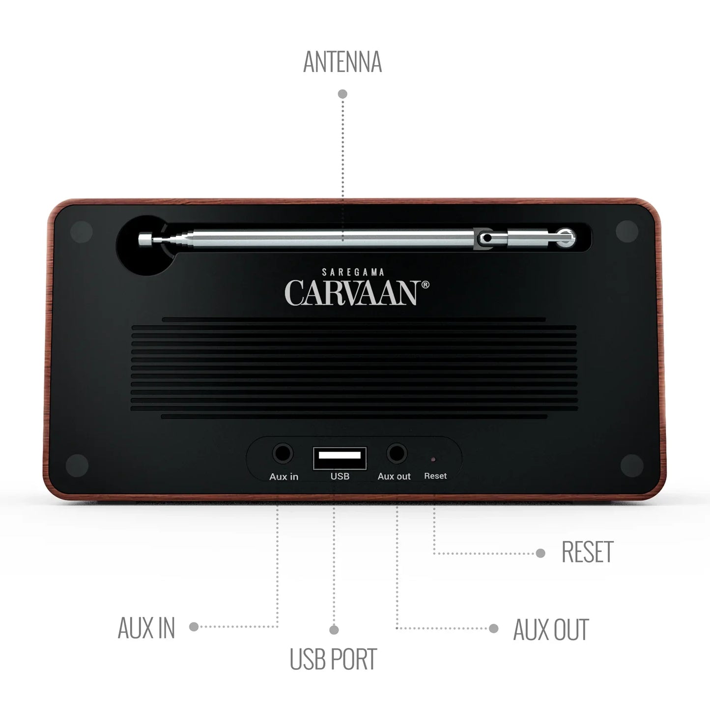 Carvaan Mini Plus Hindi - Vintage Brown - The Gift Studio