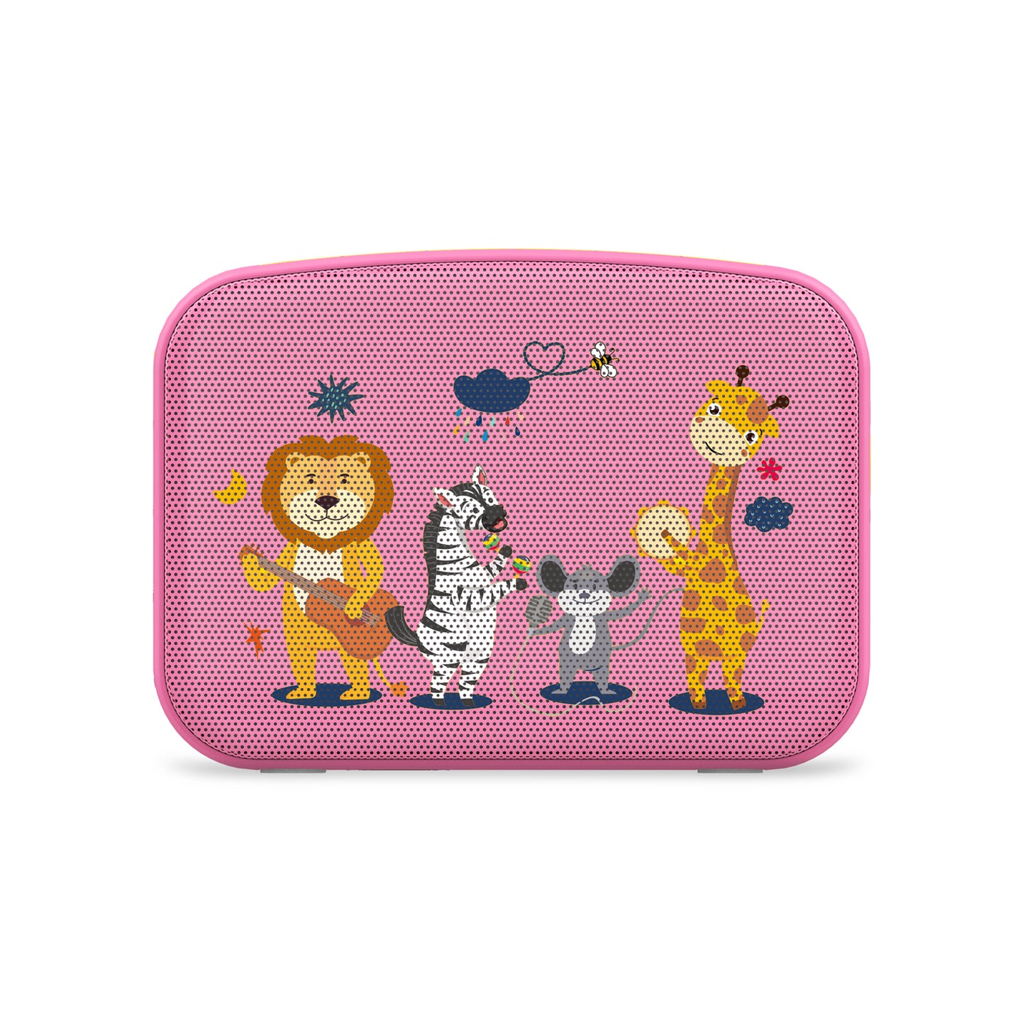 Carvaan mini Kids with MIC - Baby Pink