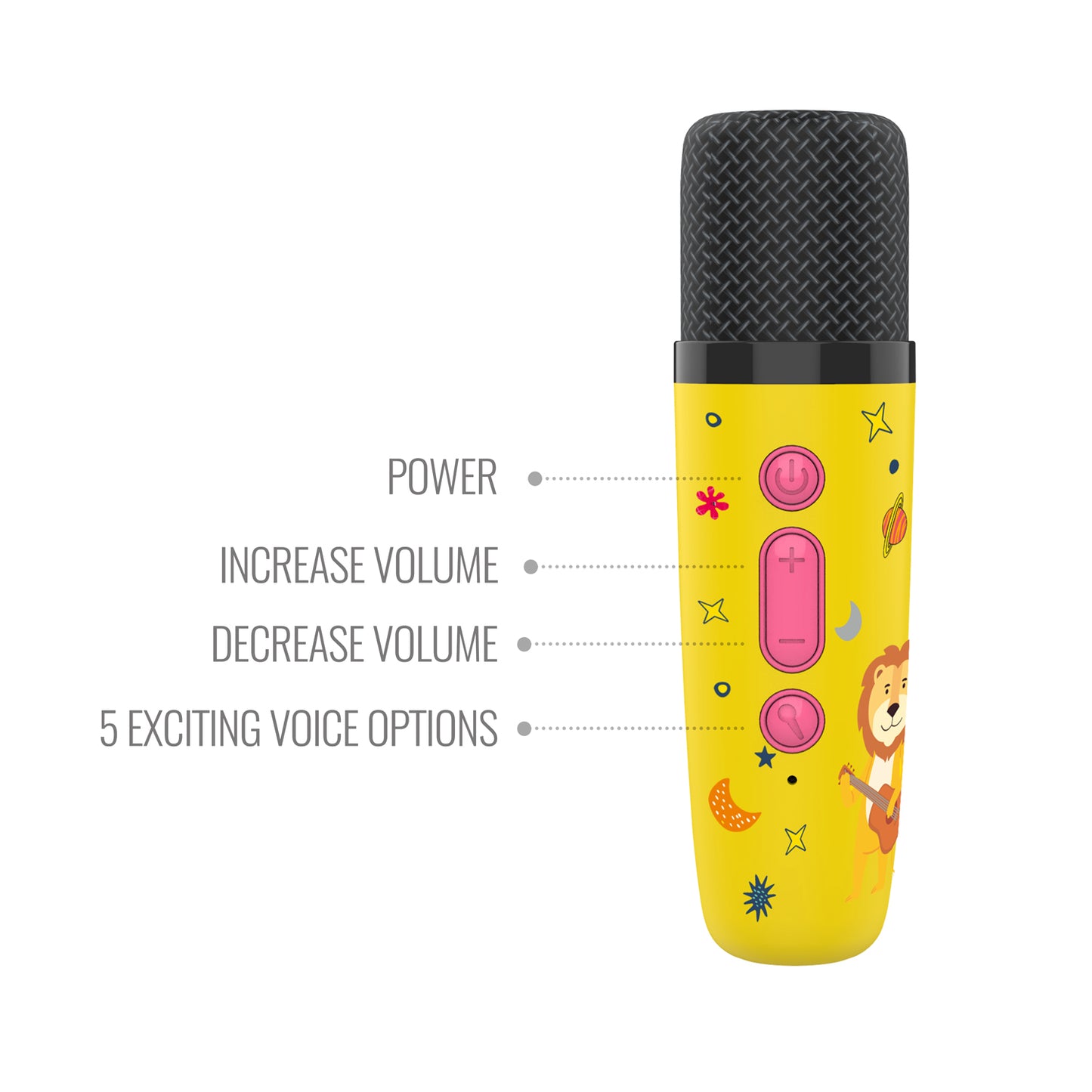 Carvaan mini Kids with MIC - Baby Pink