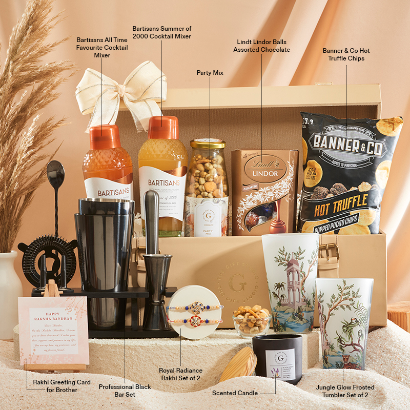 Sip & Celebrate Rakhi Hamper_The Gift Studio