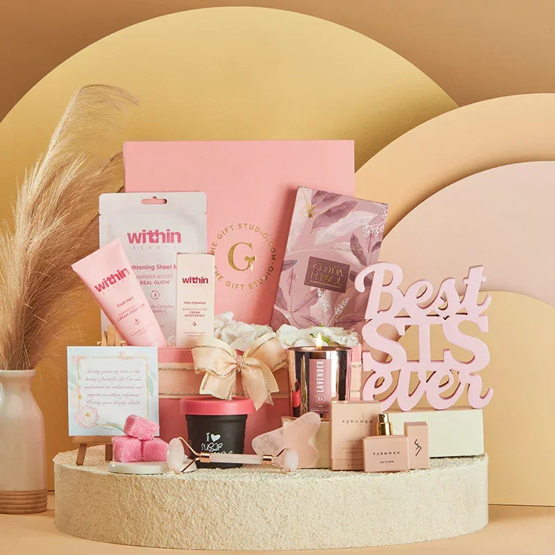 Sister's Glow Gift Hamper_The Gift Studio