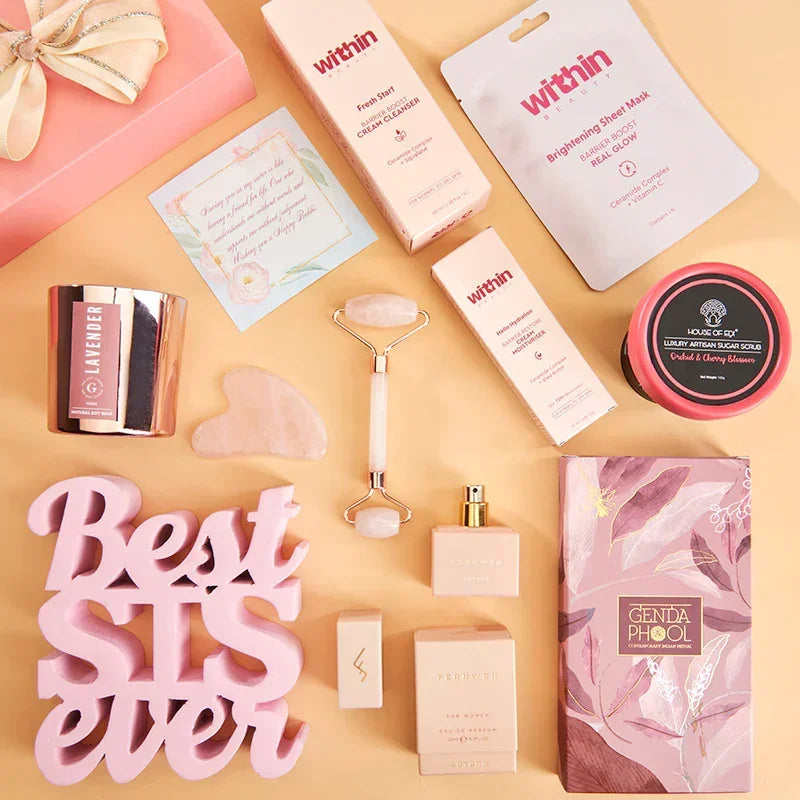 Sister's Glow Gift Hamper_The Gift Studio