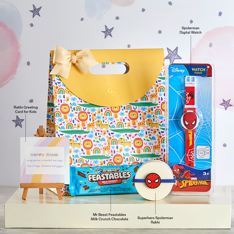 Spidey Rakhi Surprise Bag_The Gift Studio