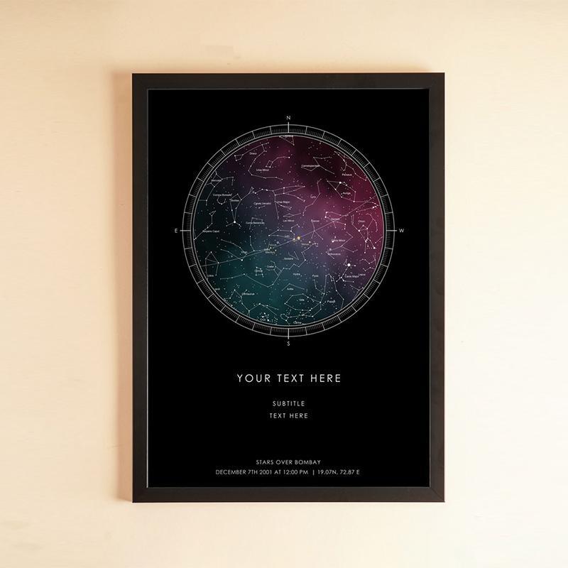 Sytara Space Black Frame - The Gift Studio