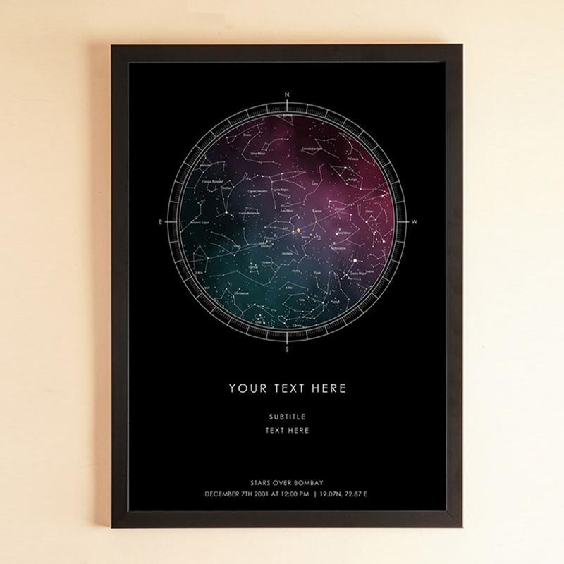 Sytara Space Black Frame Bells Gift Box - The Gift Studio