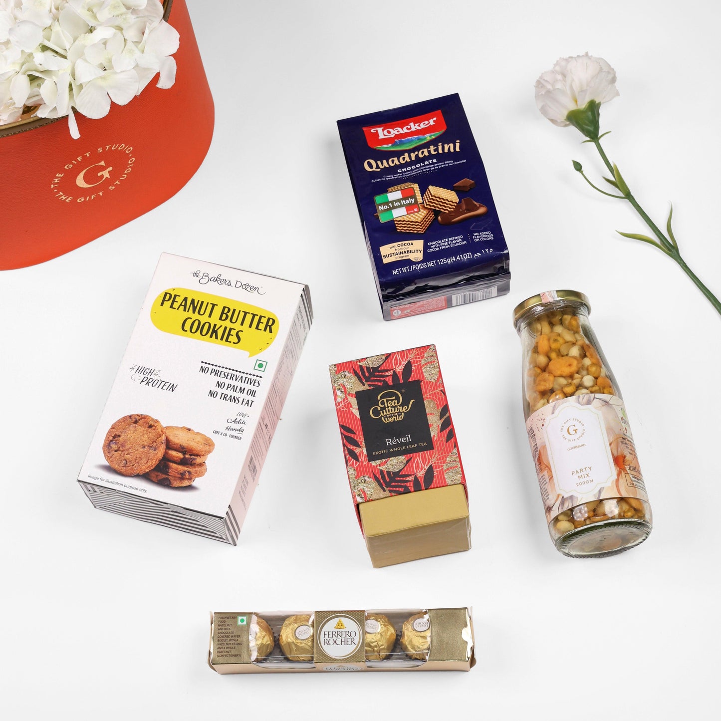 Tea & Treats Basket Hamper - The Gift Studio