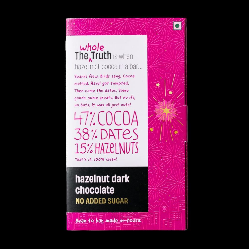 The Whole Truth Dark Chocolate 55Per Hazelnut (80g) - The Gift Studio