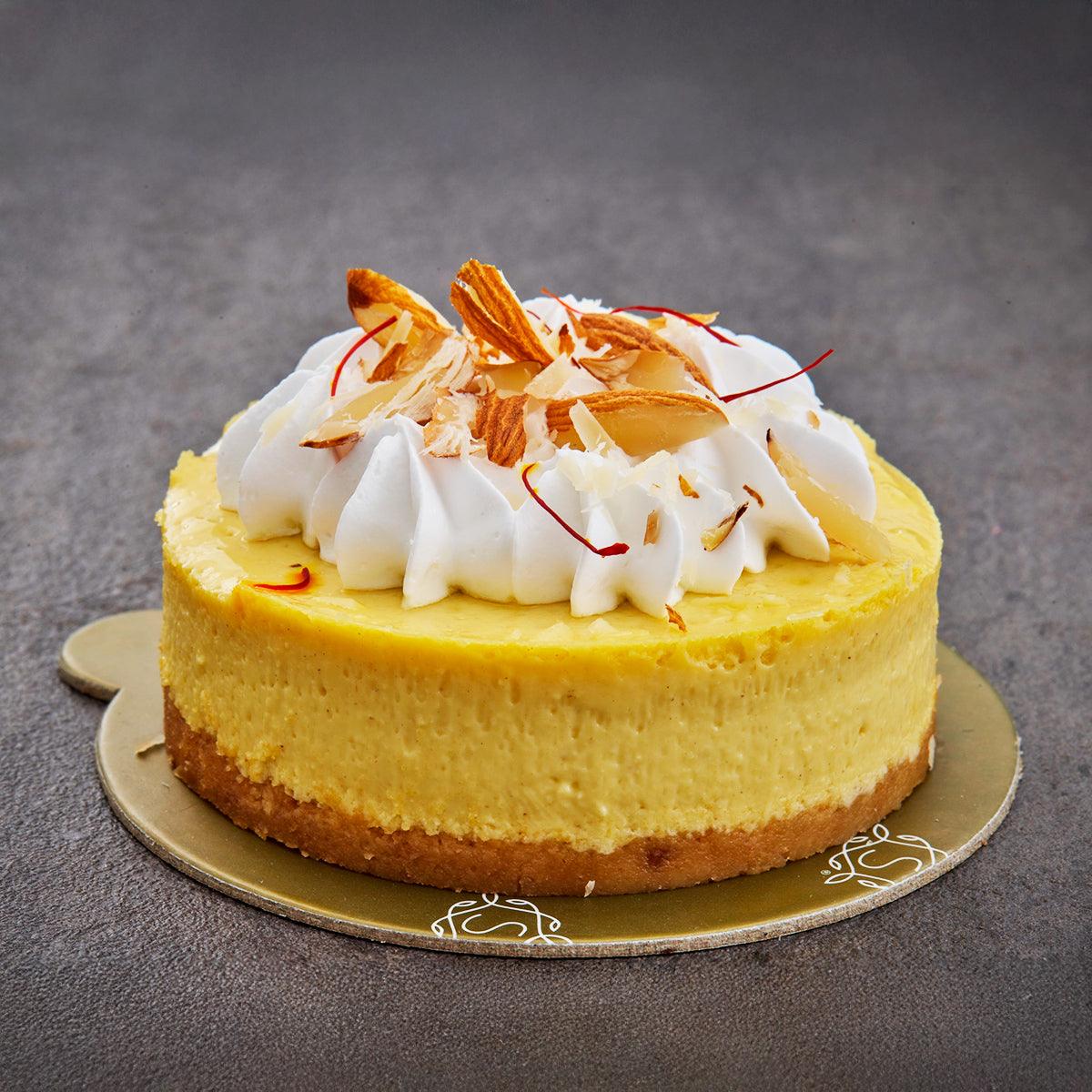 Golden Thandai Cheesecake - The Gift Studio