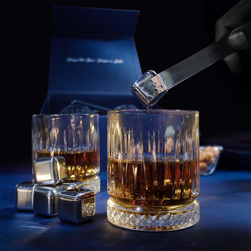 Whiskey Glasses & Stones Gift Set - The Gift Studio