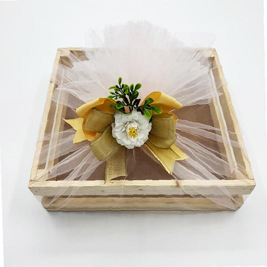 Wrap & Pack Pine Tray Small 10x12x3 inch - The Gift Studio