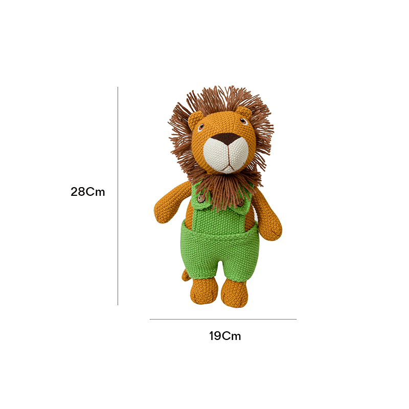 Knitted Lion Basket Gift Set - The Gift Studio