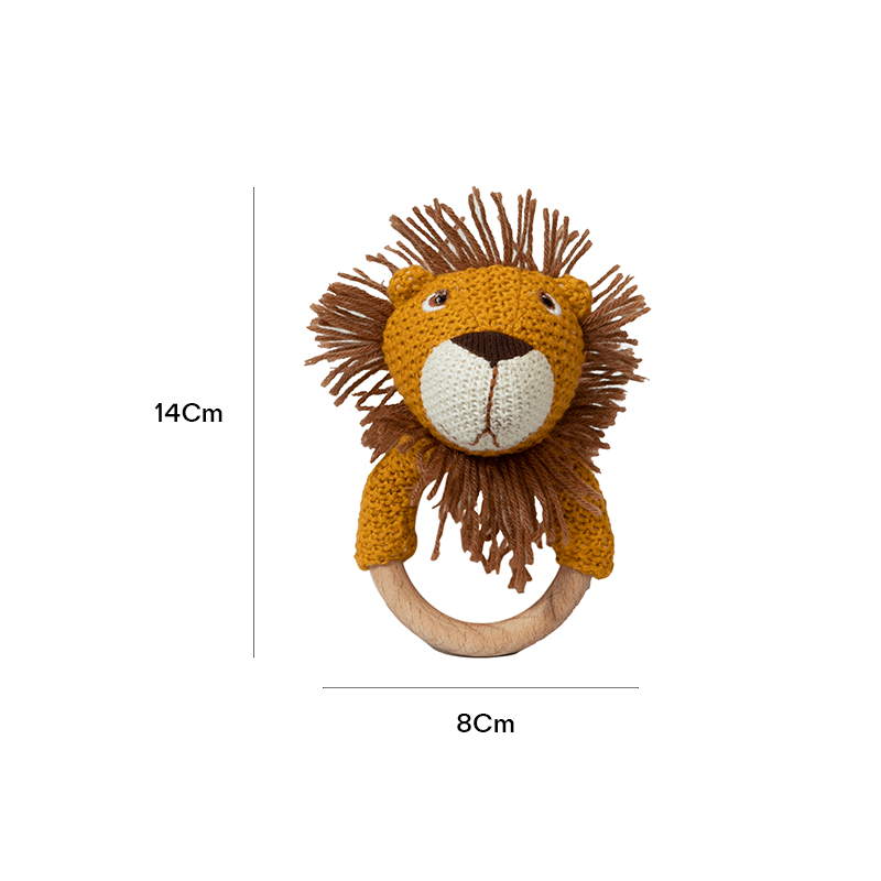 Knitted Lion Basket Gift Set - The Gift Studio