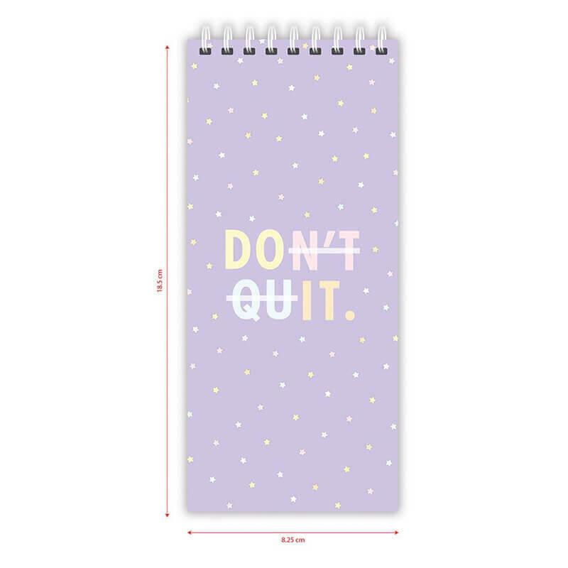 Don't Quit Regular Notepads - The Gift Studio