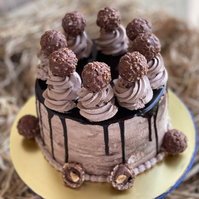 Chocolate Nutella Ferreo Cake