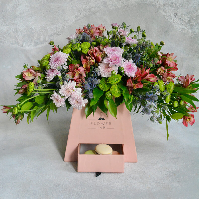 Pretty In Pink In Paper Box
