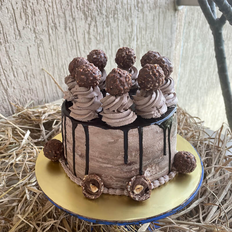 Chocolate Nutella Ferreo Cake