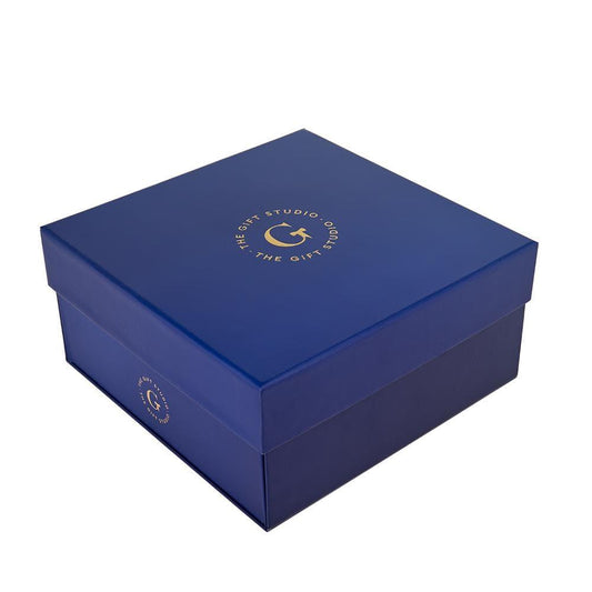 Blue Small Square Box - The Gift Studio