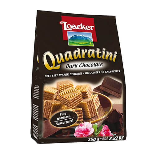 Loacker Dark Chocolate Wafer Biscuit 250G