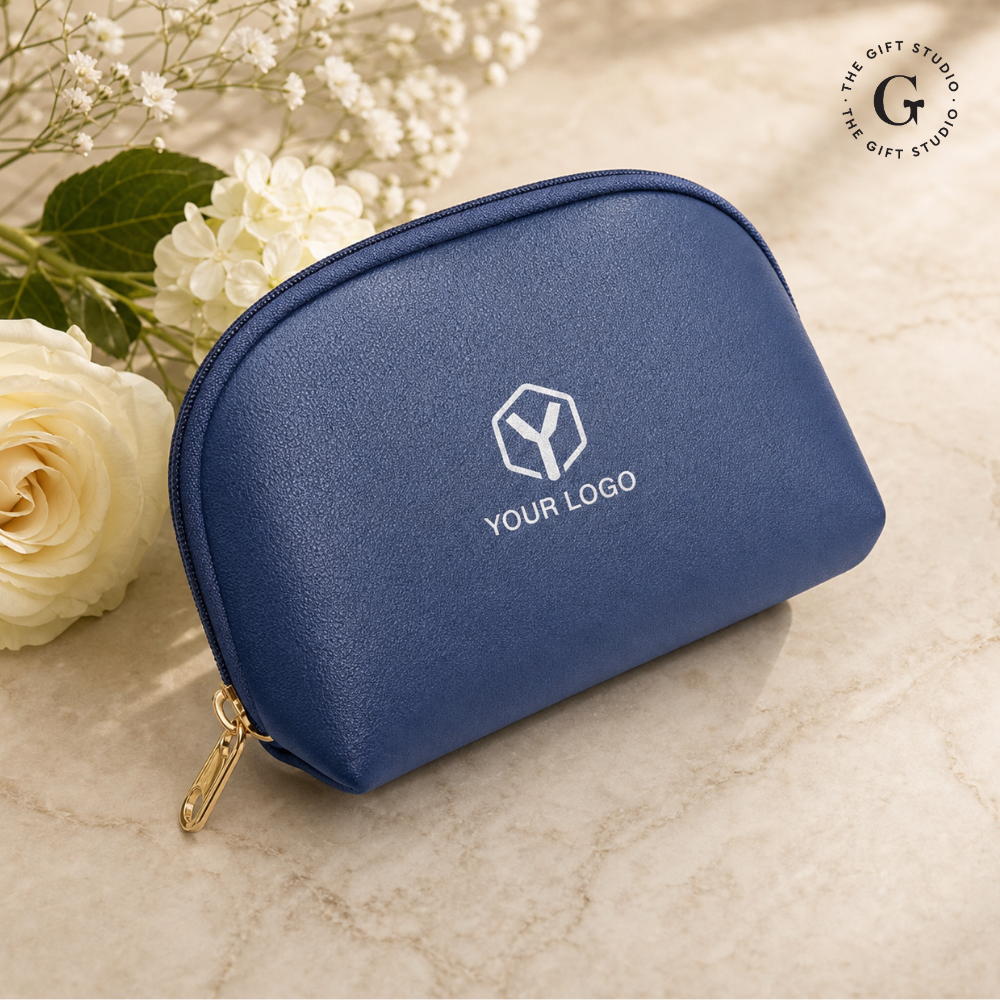 Blue Essentials Pouch with TGS branding