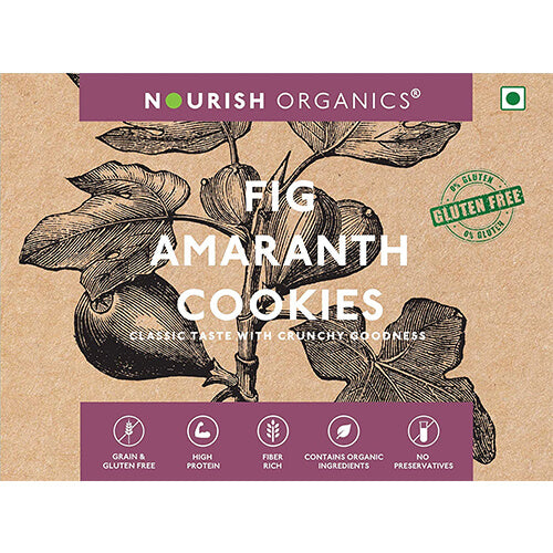 Nourish Organics Fig Amaranth Cookies 120G-150G