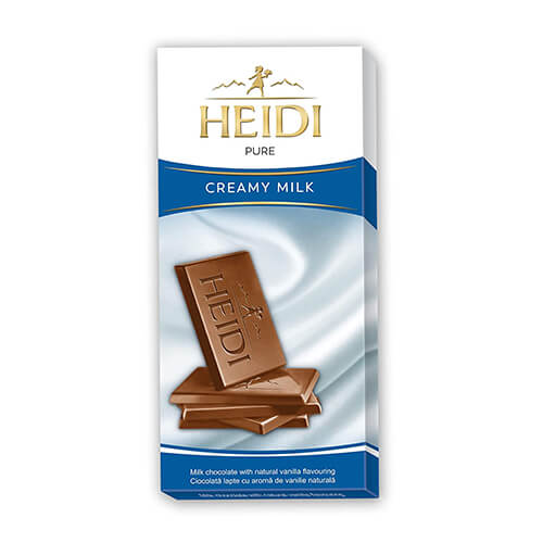 Heidi Pure Creamy Milk Chocolate 80G