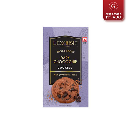 L Exclusif Dark Chocochip Cookies 150G (Non-Veg)