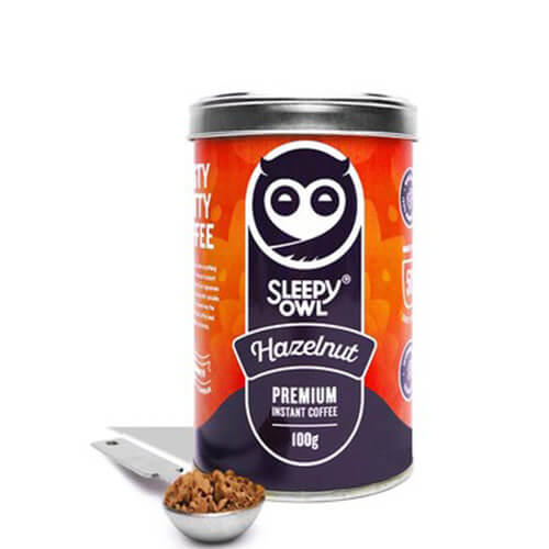 Sleepy Owl Premium Instant Coffee Hazelnut 100G