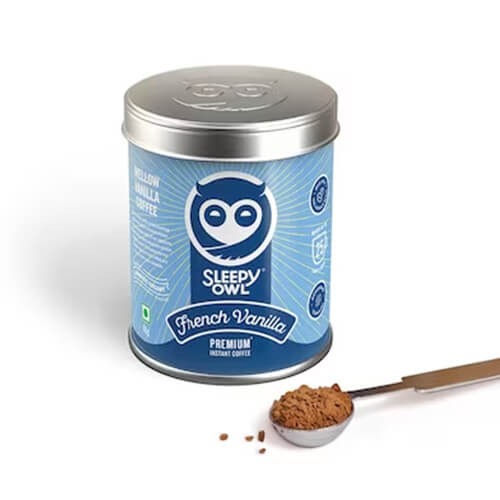 Sleepy Owl Premium Instant Coffee French Vanilla 100G