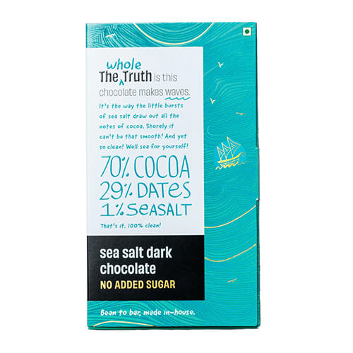 The Whole Truth Dark Chocolate 71Per Seasalt 80G
