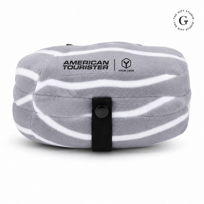 American Tourister Comfort Travel Pillow with TGS logo branding
