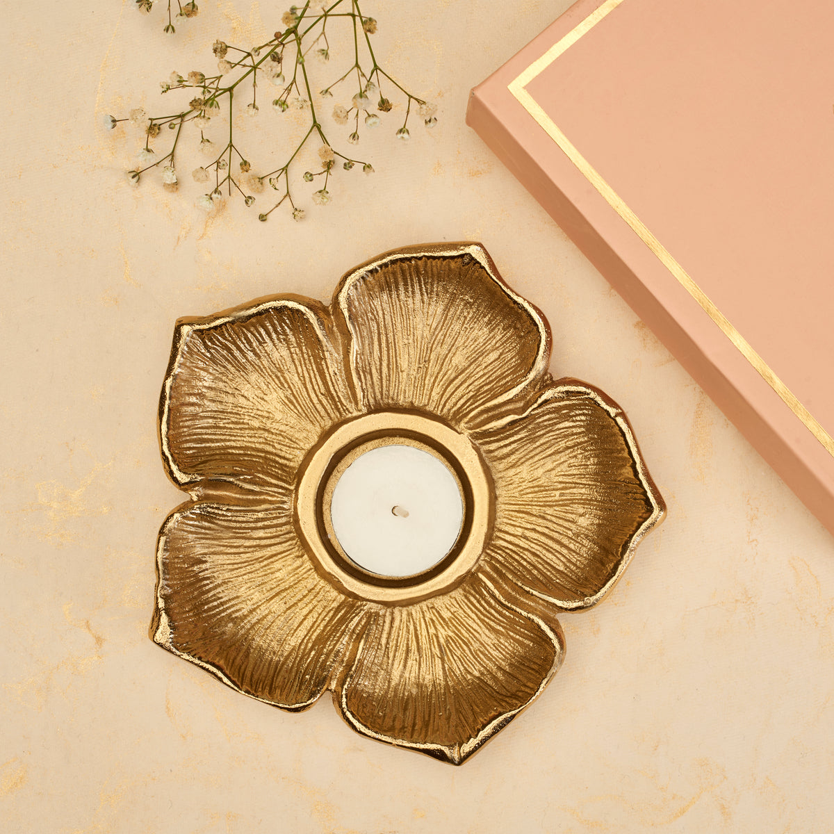 Floral Petal T-Lite Holder