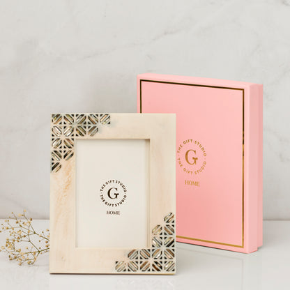 Resin Photo Frame with MOP Inlay