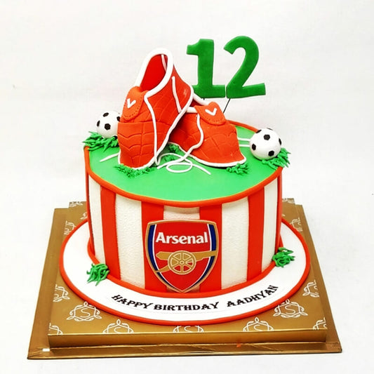 Arsenal Football Cake